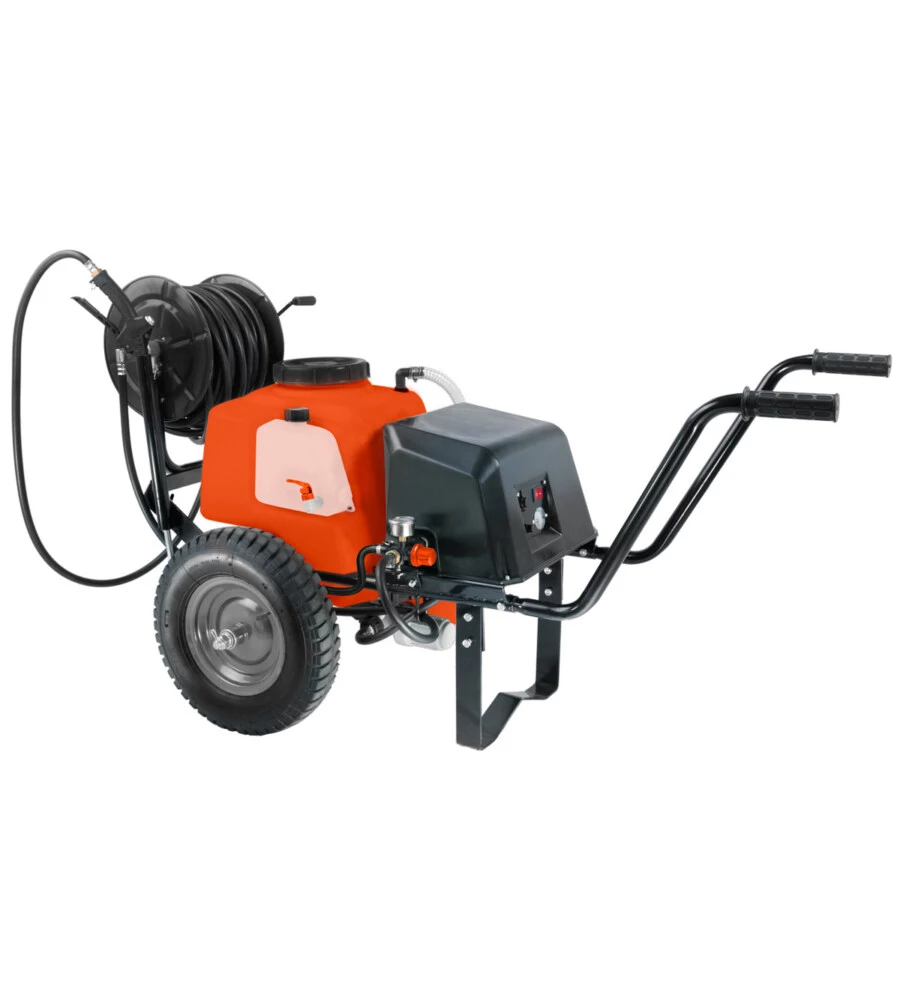 POMPA IRRORATRICE A BATTERIA CARRELLATA STOKER "301" 40L 10 BAR 12V 36AH