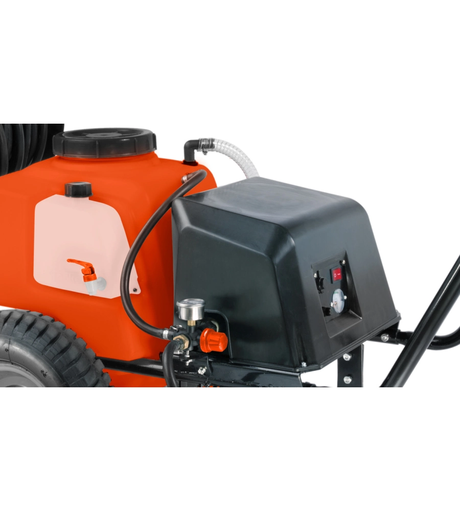 POMPA IRRORATRICE A BATTERIA CARRELLATA STOCKER "303" 80L 10 BAR 12V 36AH