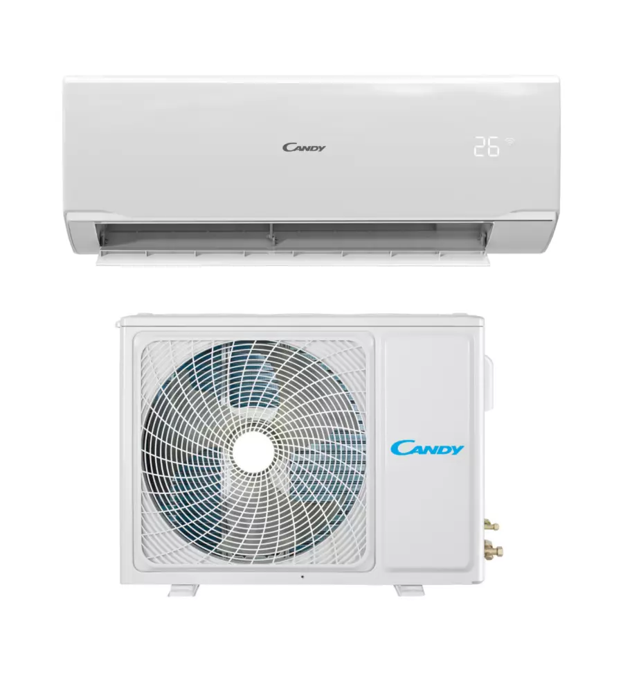 CLIMATIZZATORE CALDO FREDDO CANDY POMPA DI CALORE "PURA" MONOSPLIT 12000 BTU CON WIFI