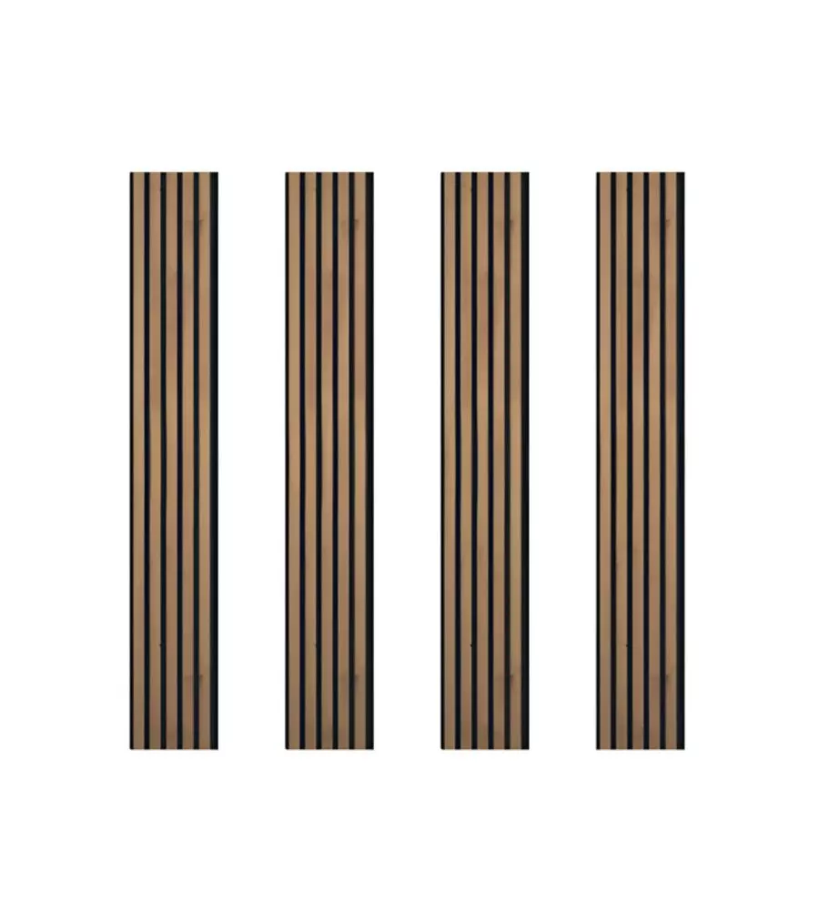 SET 4 PANNELLI DECORATIVI A MURO "ANNA" 1190X186X12 MM