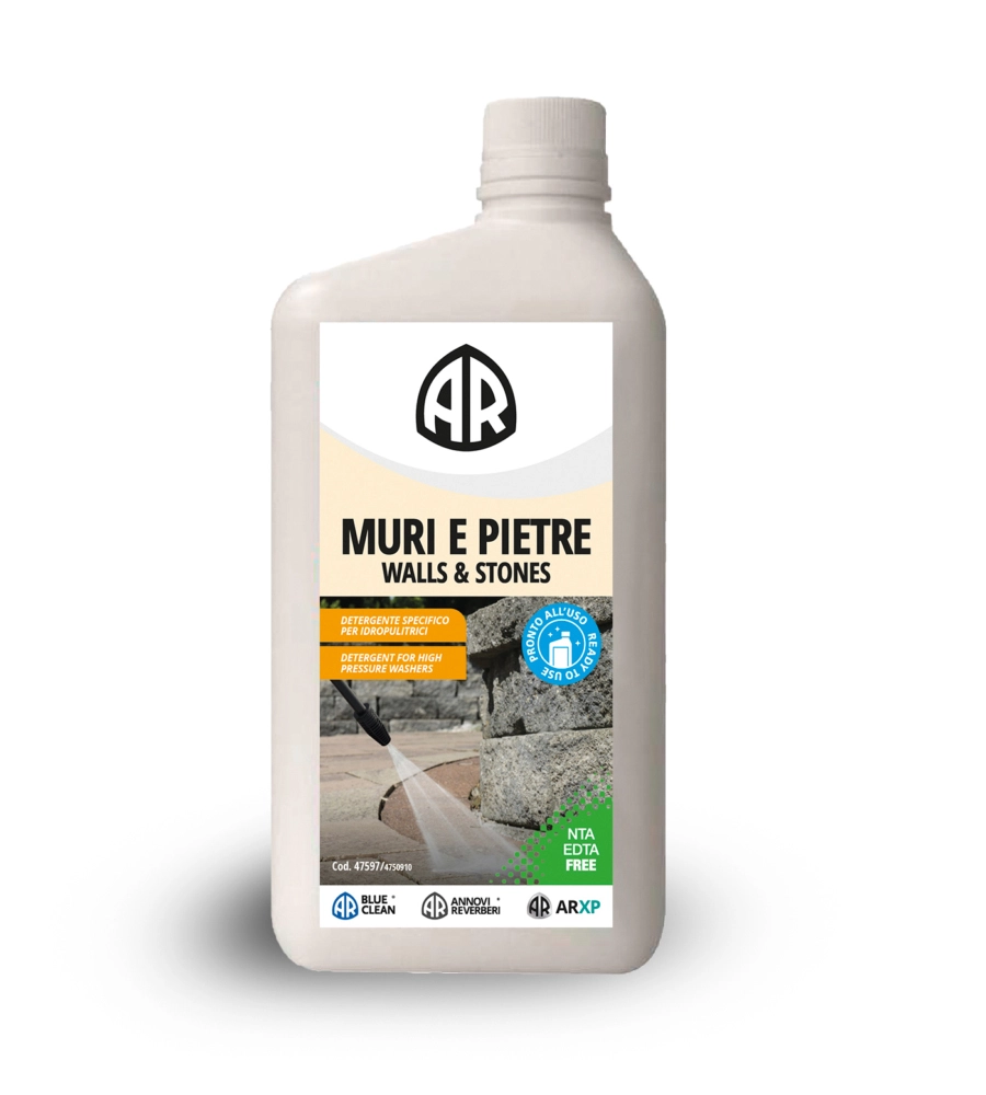 DETERGENTE PER IDROPULITRICE ANNOVI REVERBERI "MURI E PIETRE" 1 L