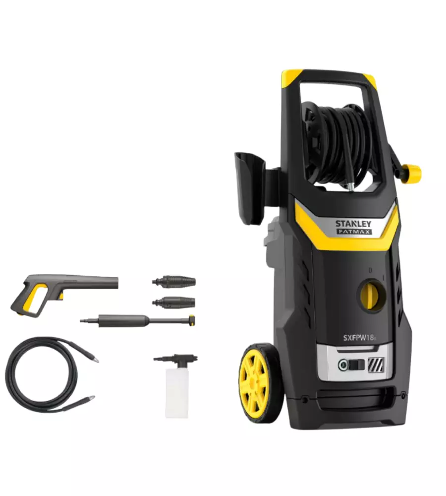 IDROPULITRICE ELETTRICA A FREDDO STANLEY FATMAX "SXFPW18B-E" 140 BAR 480 L/H 1800 W