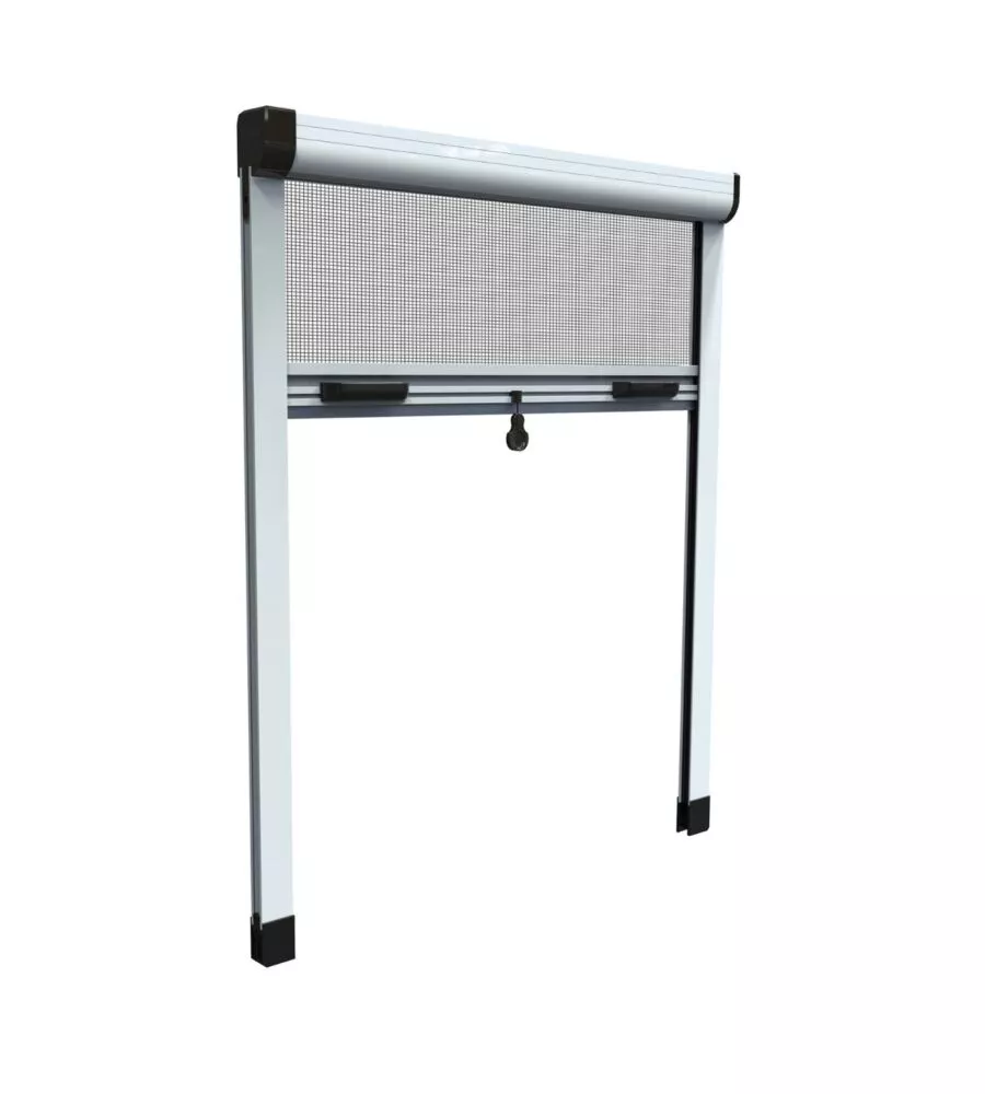 ZANZARIERA VERTICALE AVVOLGIBILE "ROTO" BIANCO 140X170 CM