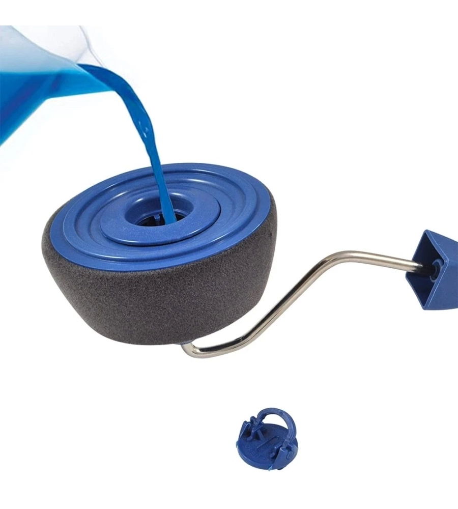Rullo pittura "Turbo Ruller" con serbatoio integrato e accessori