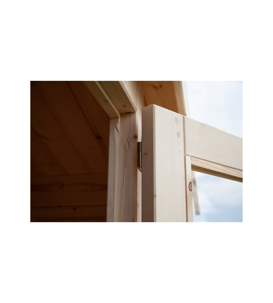 CASETTA IN LEGNO DA GIARDINO "VALENCIA" IN ABETE 427X413X239 CM