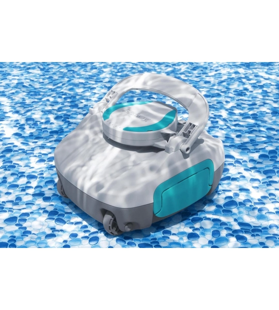 ROBOT PULITORE A BATTERIA PER PISCINE BESTWAY "AQUATRONIX G100" 9V