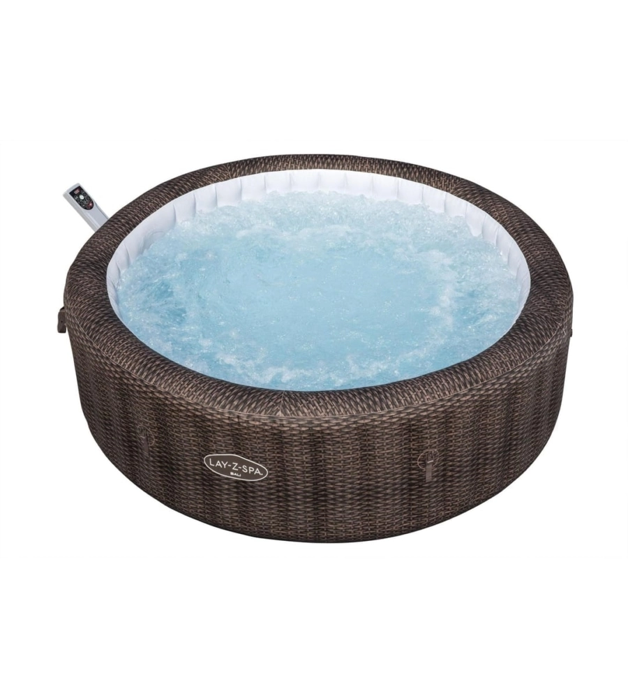 PISCINA IDROMASSAGGIO GONFIABILE BESTWAY "BALI LAY-Z-SPA AIRJET" PER 5-7 PERSONE