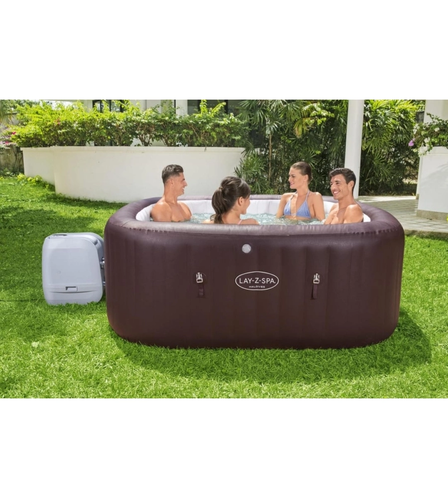 PISCINA IDROMASSAGGIO GONFIABILE BESTWAY "LAY-Z-SPA MALDIVES HYDROJET PRO" PER 5-7 PERSONE
