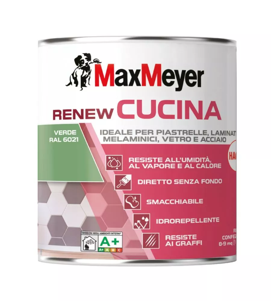 SMALTO ALL'ACQUA CUCINA MAX MEYER "RENEW" VERDE 0,75 LT
