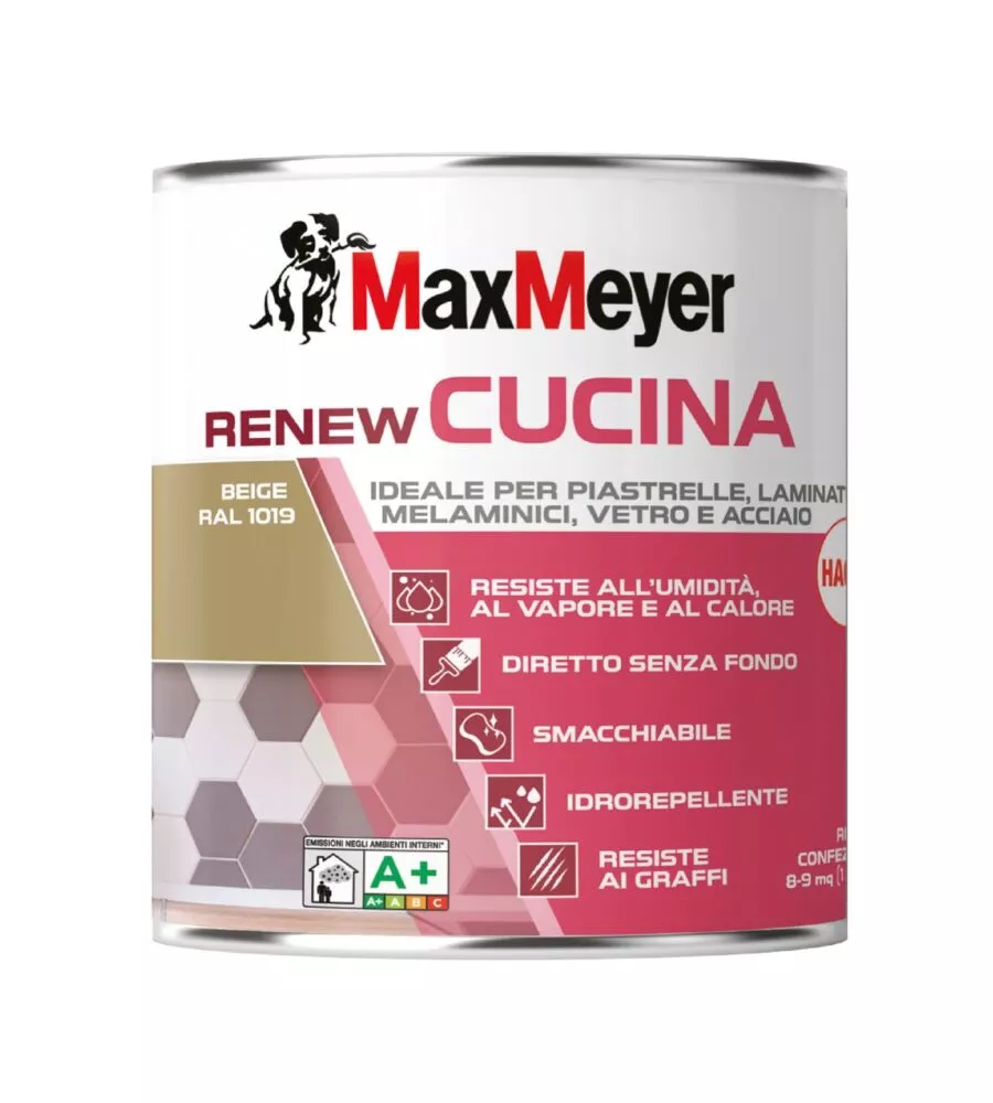 SMALTO ALL'ACQUA CUCINA MAX MEYER "RENEW" BEIGE 0,75 LT