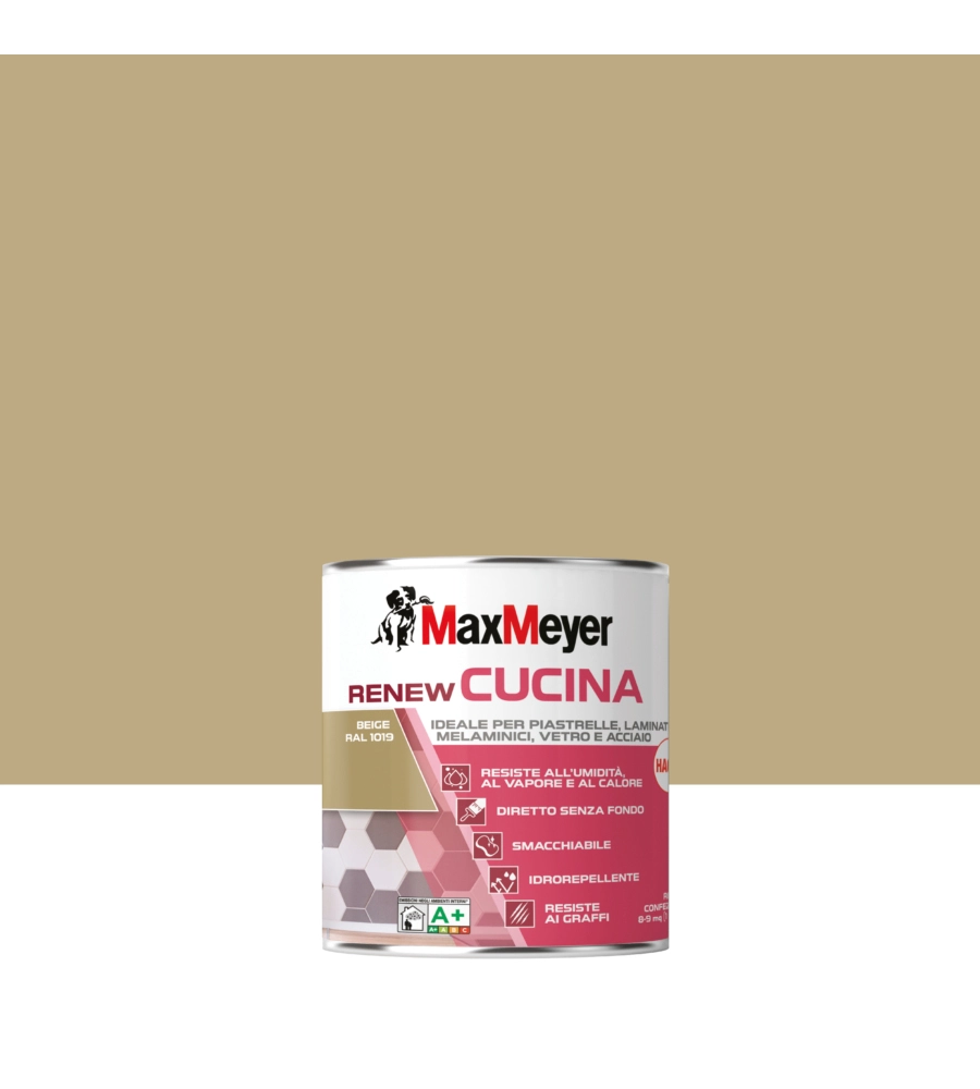 SMALTO ALL'ACQUA CUCINA MAX MEYER "RENEW" BEIGE 0,75 LT