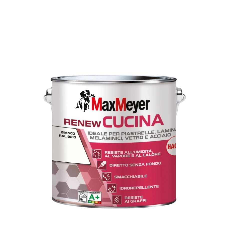 SMALTO ALL'ACQUA CUCINA MAX MEYER "RENEW" BIANCO 2 LT