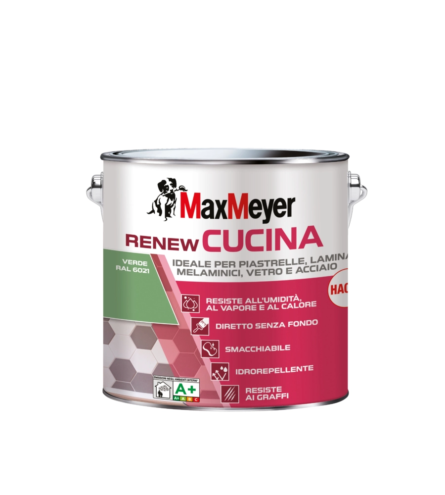 SMALTO ALL'ACQUA CUCINA MAX MEYER "RENEW" VERDE 2 LT