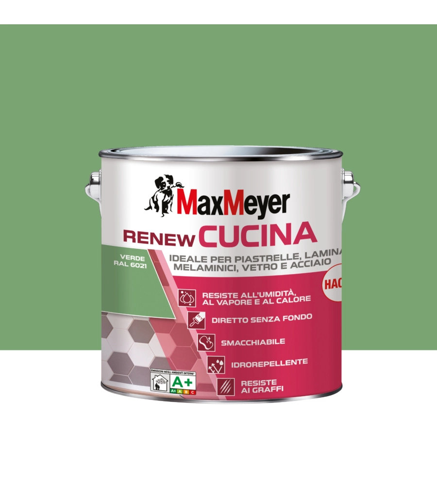 SMALTO ALL'ACQUA CUCINA MAX MEYER "RENEW" VERDE 2 LT