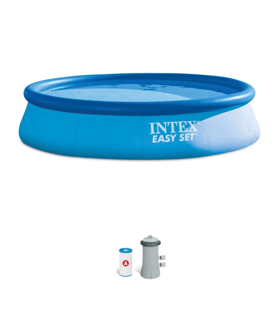 PISCINA GONFIABILE AUTOPORTANTE ROTONDA INTEX "EASY SET" 457X457X107 CM - COD. 26166NP