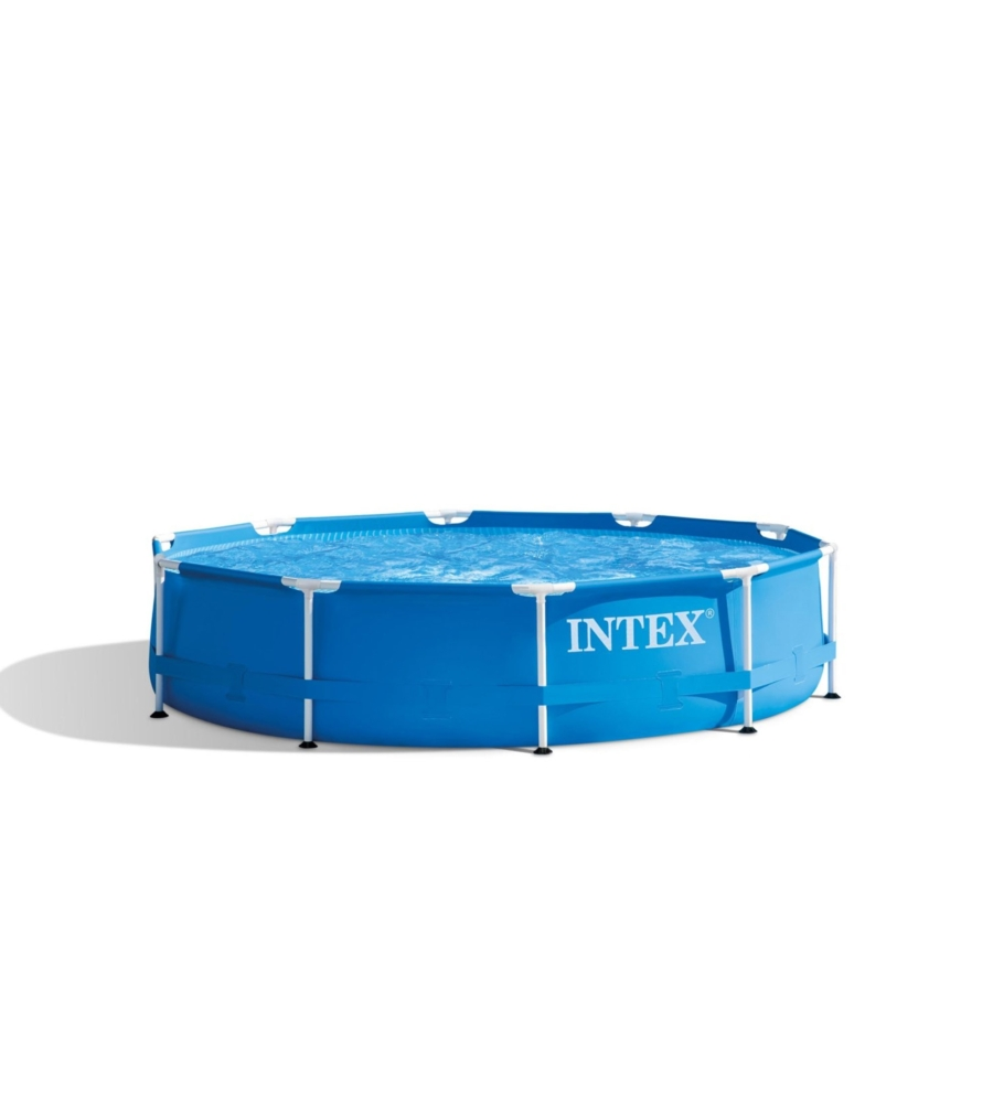 PISCINA FUORI TERRA CON STRUTTURA ROTONDA INTEX "METAL FRAME" BLU 305X305X76 CM - COD. 28202NP