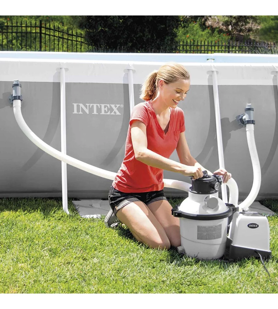 POMPA FILTRO A SABBIA INTEX "KRYSTAL CLEAR" 5700 L/H - COD. 26644FR