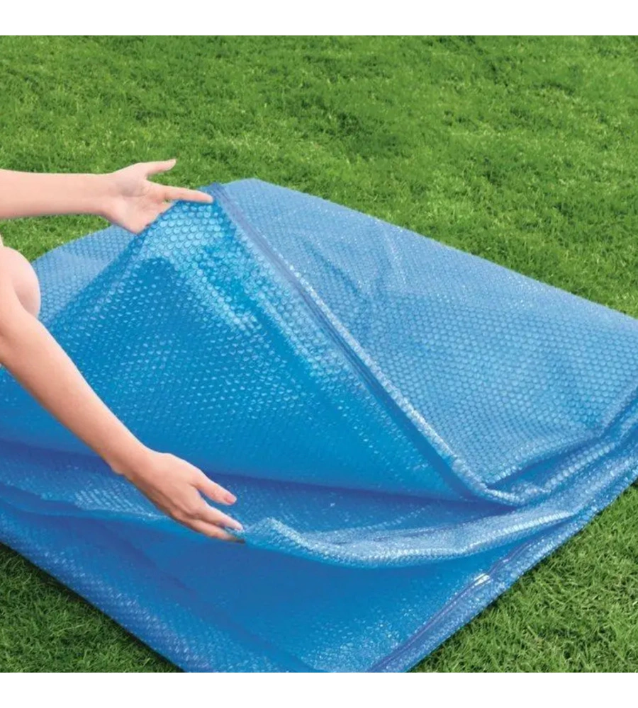 TELO TERMICO PER PISCINE ROTONDE INTEX IN PVC 348X348 CM - COD. 28012
