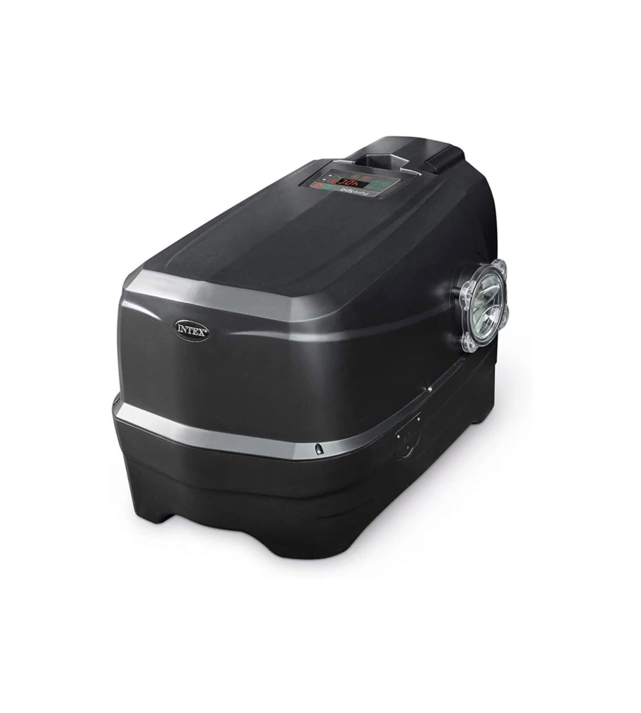PISCINA IDROMASSAGGIO GONFIABILE INTEX "PURE SPA JET BUBBLE DELUXE" NERO 6 PERSONE 211X211X71 CM - COD. 28462