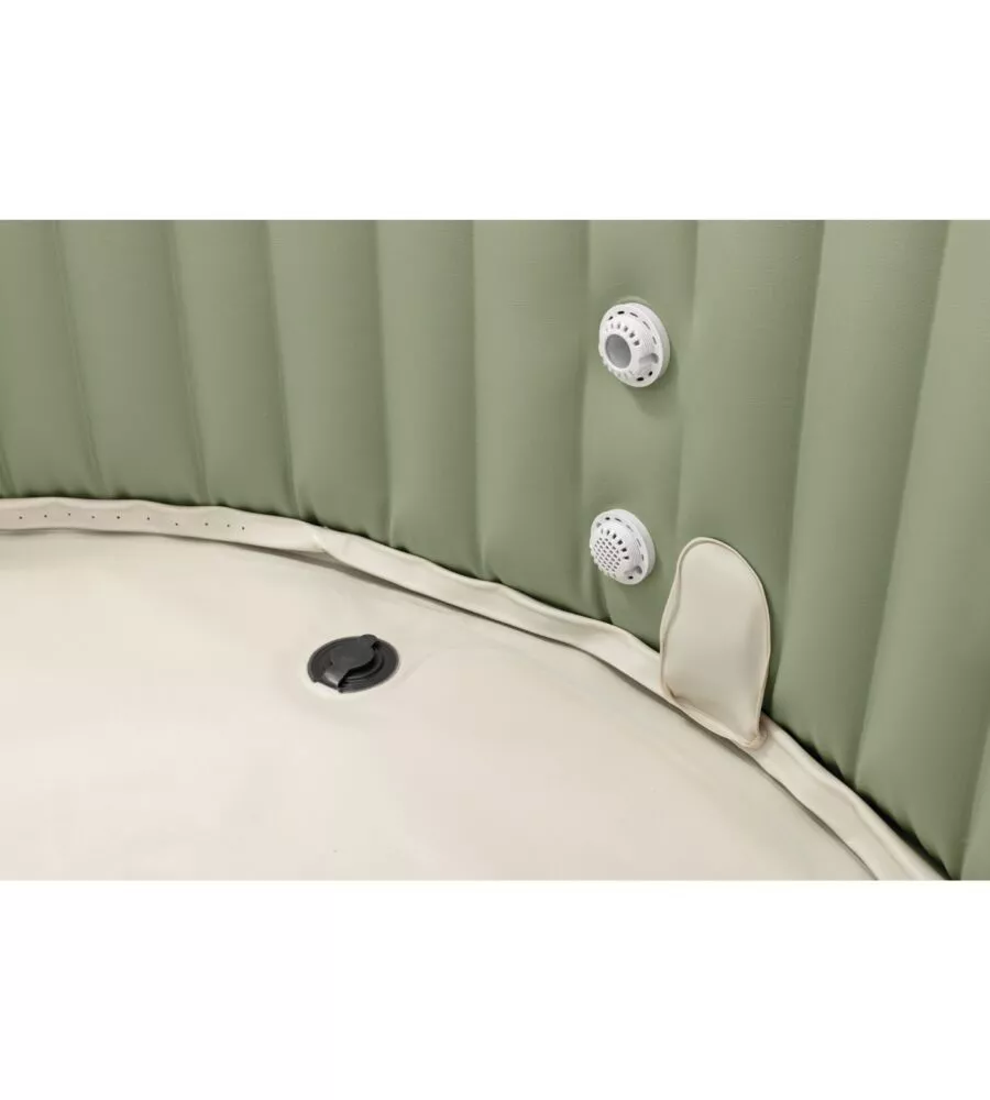 PISCINA IDROMASSAGGIO GONFIABILE INTEX "PURESPA BUBBLE MASSAGE" MARRONE 8 PERSONE 236X236X71 CM - COD. 28412NP