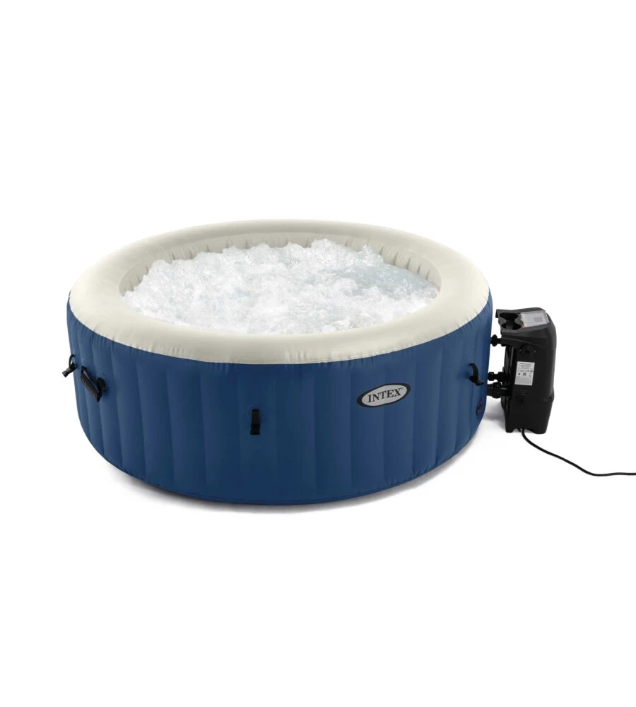 PISCINA IDROMASSAGGIO GONFIABILE INTEX "BUBBLE BLUE" 4 POSTI 180X180X66 CM - COD. 28486EX