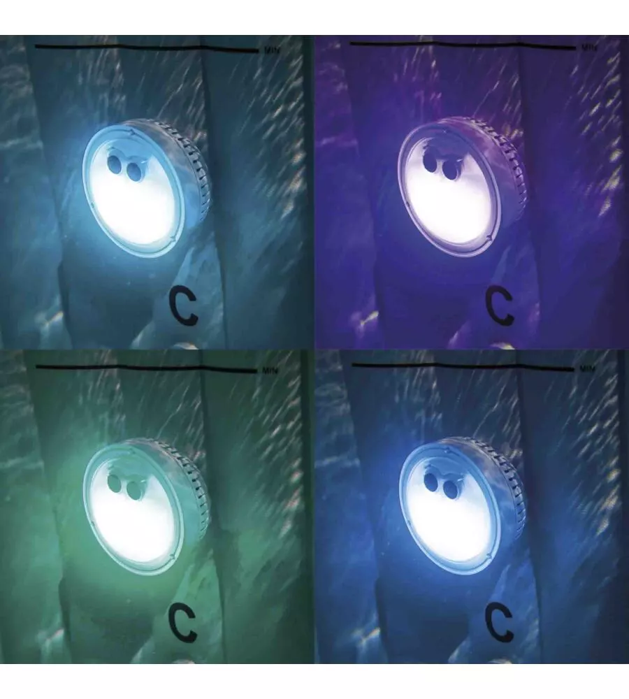 LUCE LED MULTICOLORE PER PISCINE INTEX "PURESPA" BIANCO - COD. 28503