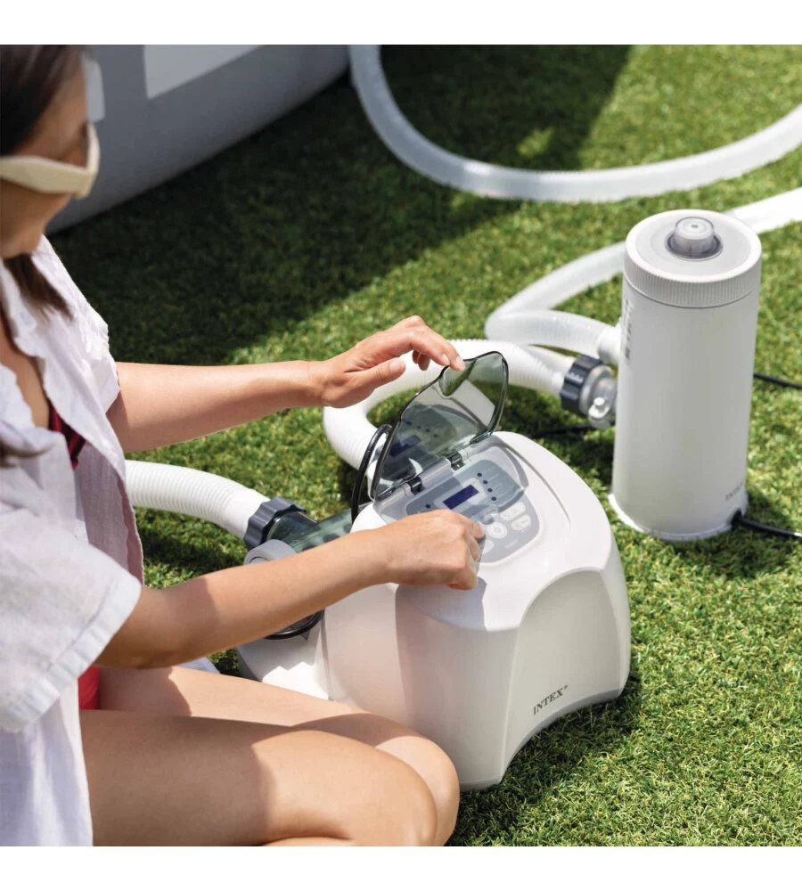 GENERATORE SALINO DI CLORO INTEX "KRYSTAL CLEAR" PER PISCINE FINO A 26500 L - COD. 26688