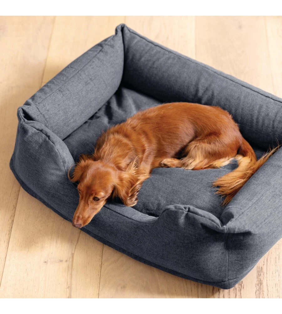 CUCCIA GONFIABILE PER CANI INTEX CON MINI POMPA MANUALE 79X58X22 CM - COD. 48701NP