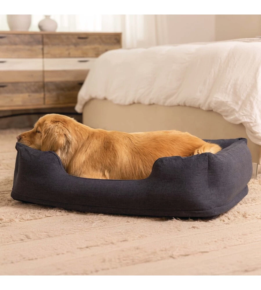 CUCCIA GONFIABILE PER CANI INTEX CON MINI POMPA MANUALE 97X74X23 CM - COD. 48702NP