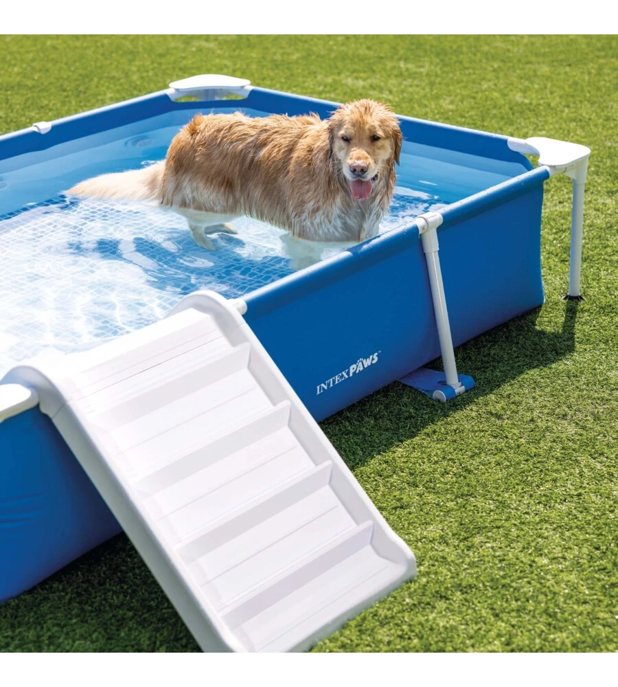 PISCINA FUORI TERRA RETTANGOLARE INTEX PER CANI 229X152X46 CM - COD. 48404NP