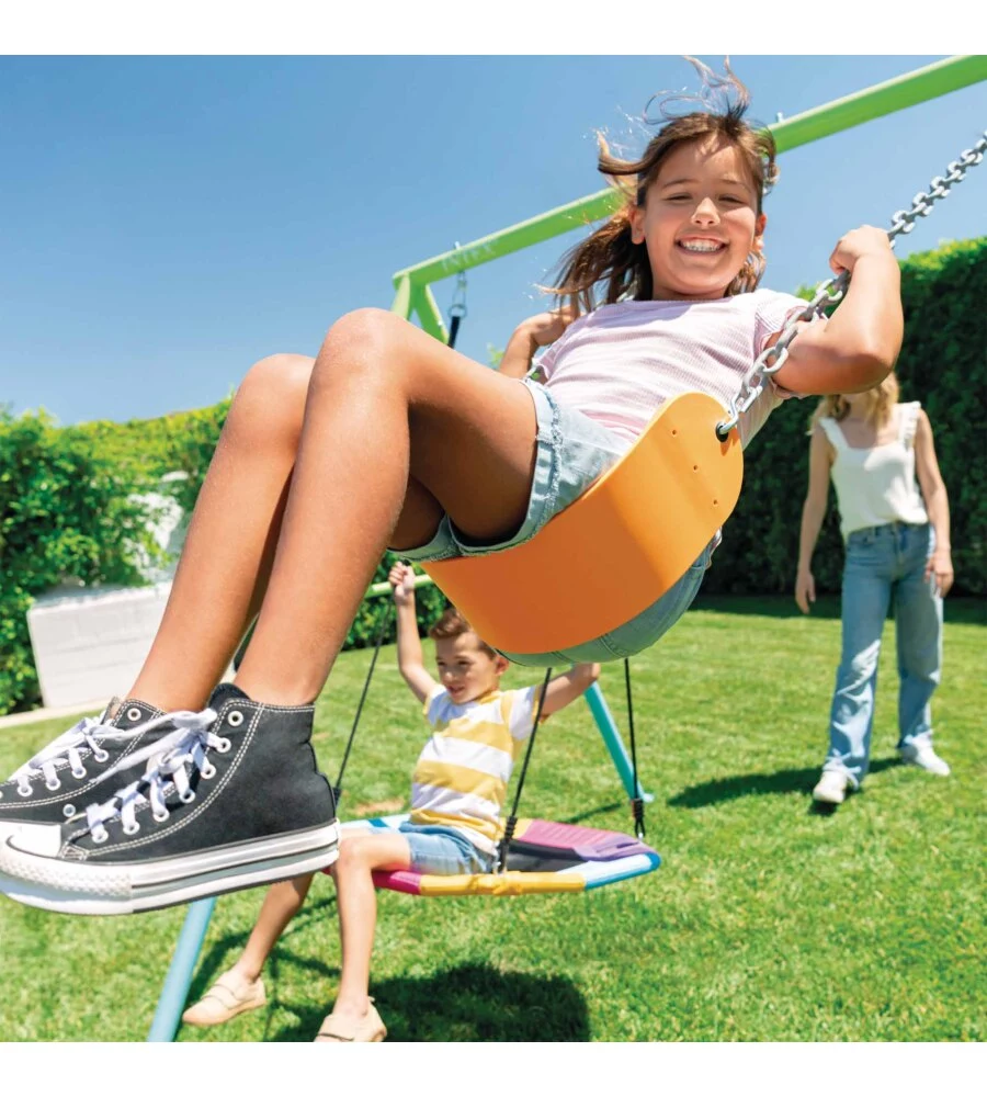 ALTALENA INTEX COLORATA CON SET DI GIOCO A 2 COMPONENTI 254X235X200 CM - COD. 44125