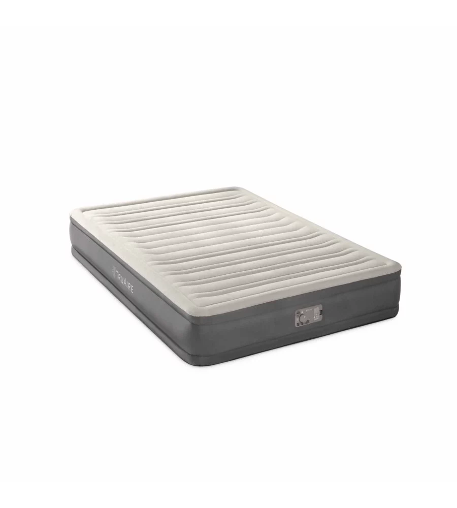 MATERASSO PIAZZA E MEZZA GONFIABILE INTEX "TRUAIRE" MARRONE 137X191X33 CM - COD. 64028