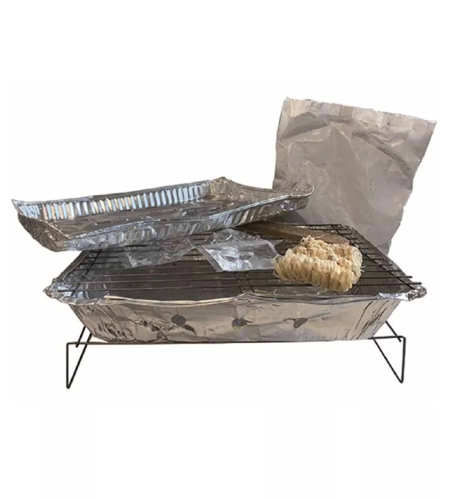 BARBECUE MONOUSO ISTANTANEO SANDRIGARDEN CON ACCENDIFUOCO 25X30 CM