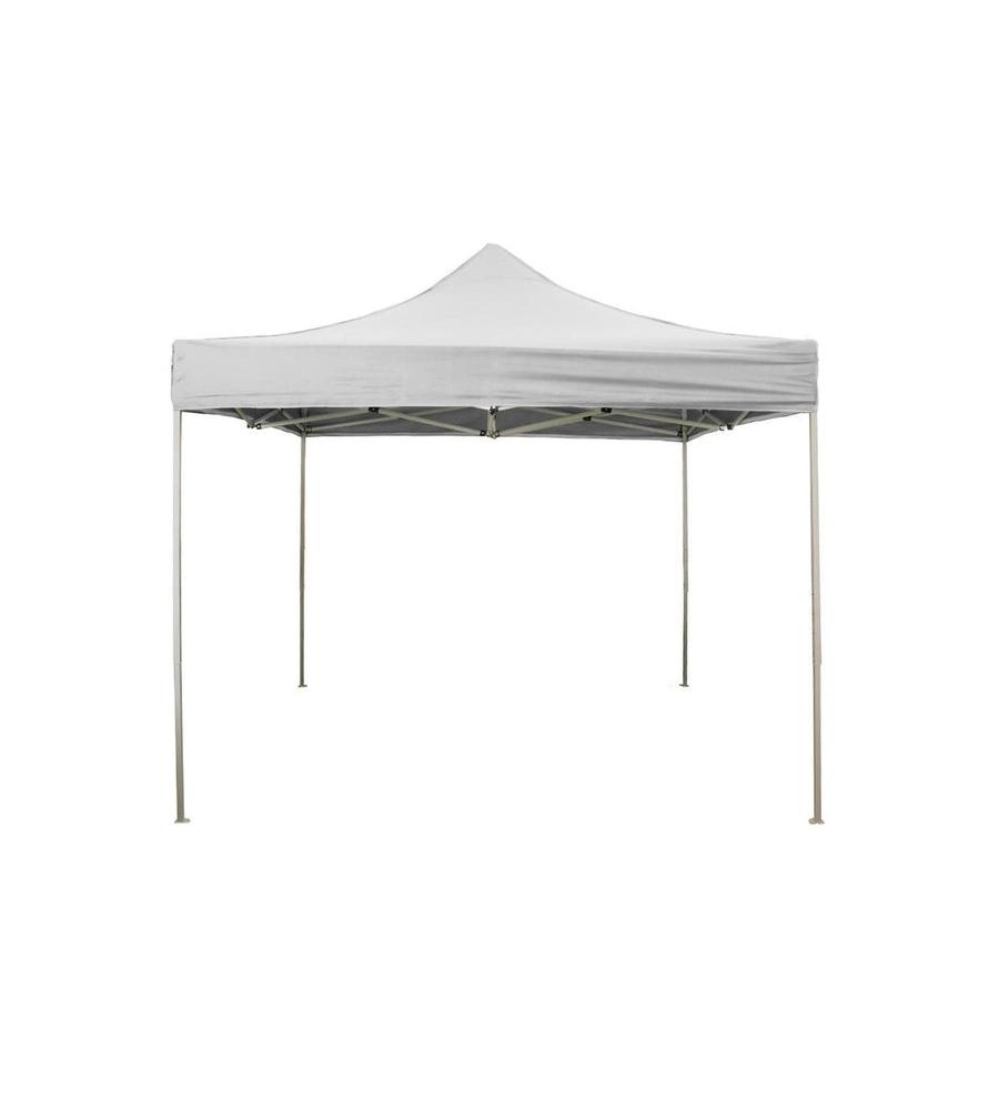 GAZEBO RICHIUDIBILE PIEGHEVOLE RIVIERA IN TESSUTO IMPERMEABILE E ANTI UV BIANCO 3X4,5 M