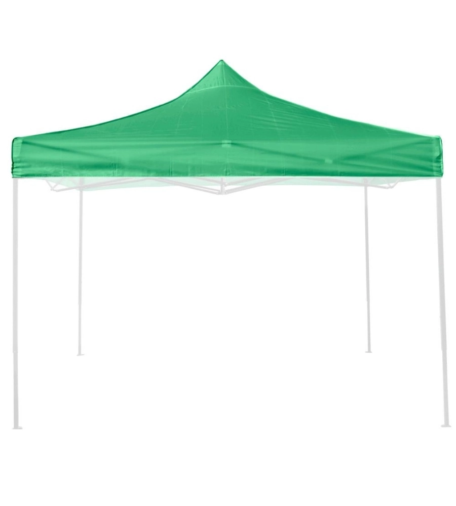 TETTO PER GAZEBO RIVIERA IN TESSUTO IMPERMEABILE E ANTI UV VERDE 3X3 M