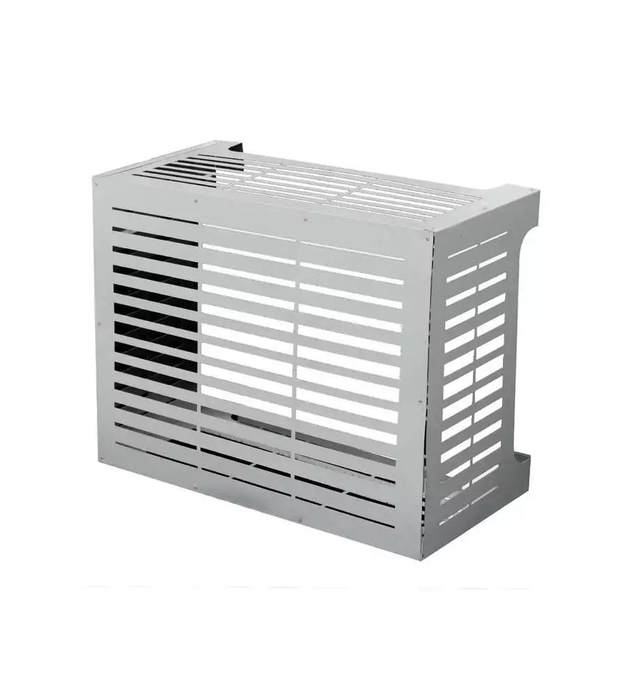 COPRI CLIMATIZZATORE RIVIERA "LINEAR" IN ALLUMINIO BIANCO 86X44X68 CM
