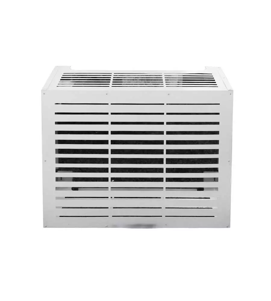 COPRI CLIMATIZZATORE RIVIERA "LINEAR" IN ALLUMINIO BIANCO 86X44X68 CM
