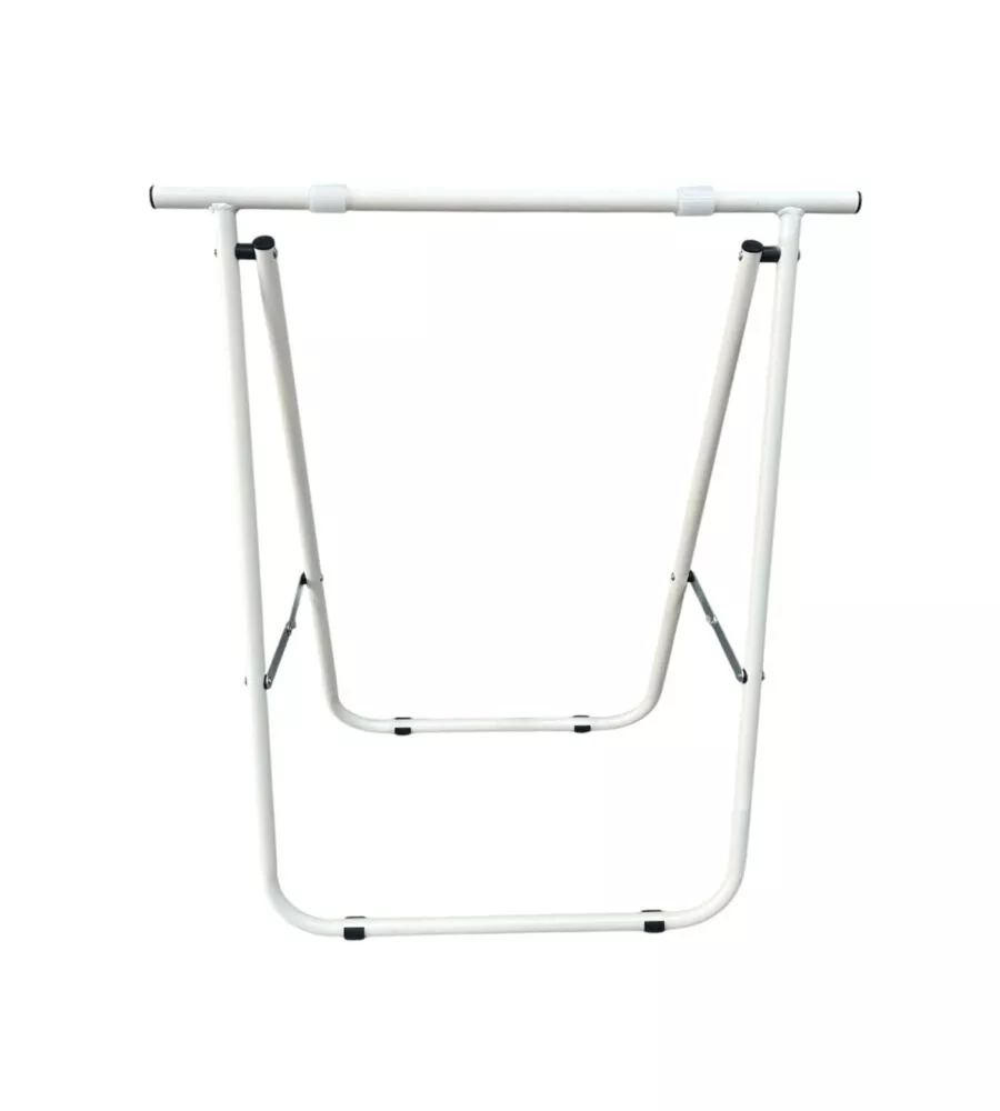 CAVALLETTO PIEGHEVOLE IN METALLO EASY SYSTEM BIANCO 62X35X75 CM