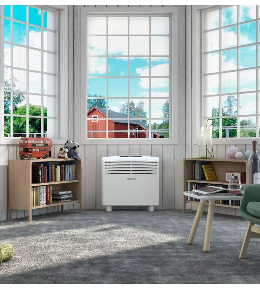 CLIMATIZZATORE CALDO FREDDO OLIMPIA SPLENDID POMPA DI CALORE "UNICO EASY S2 HP" MONOSPLIT E SENZA UNITA' ESTERNA 7000 BTU