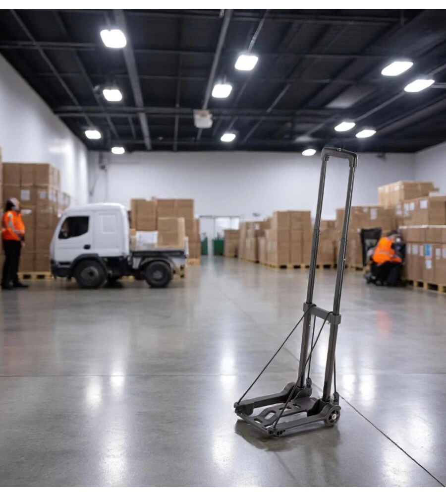 CARRELLO RICHIUDIBILE E PIEGHEVOLE PORTAPACCHI CON RUOTE 45KG
