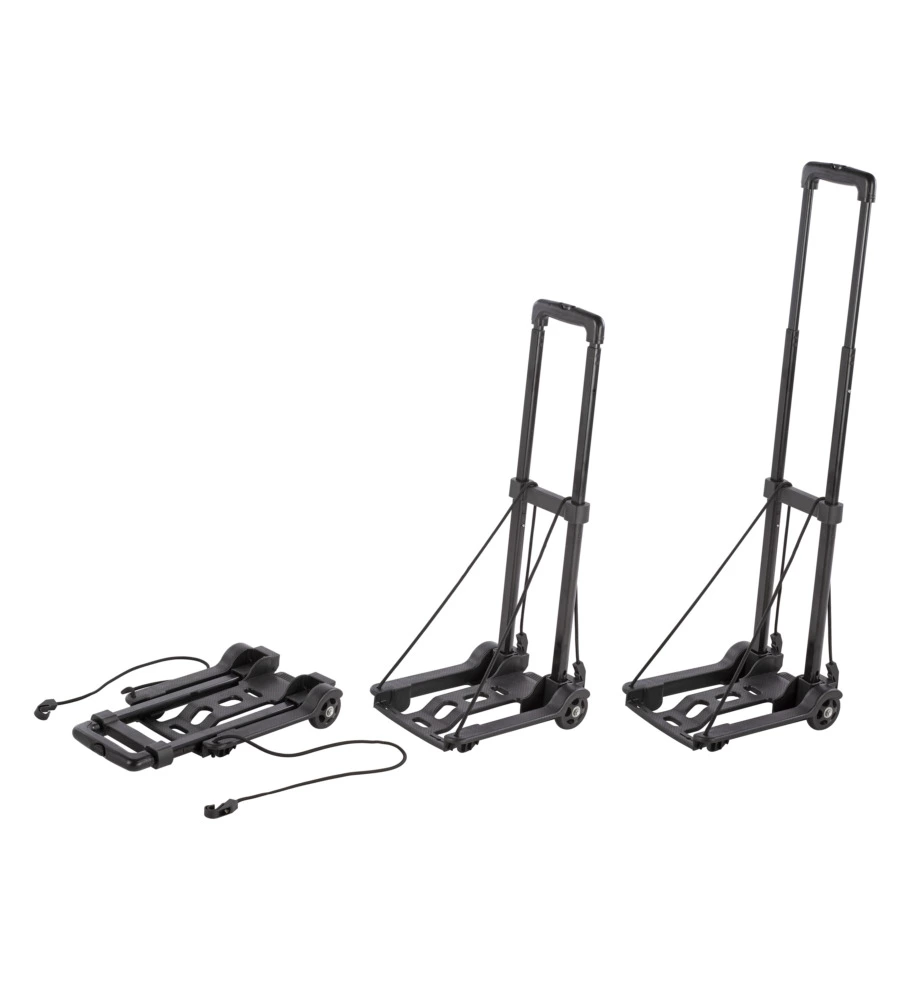 CARRELLO RICHIUDIBILE E PIEGHEVOLE PORTAPACCHI CON RUOTE 45KG