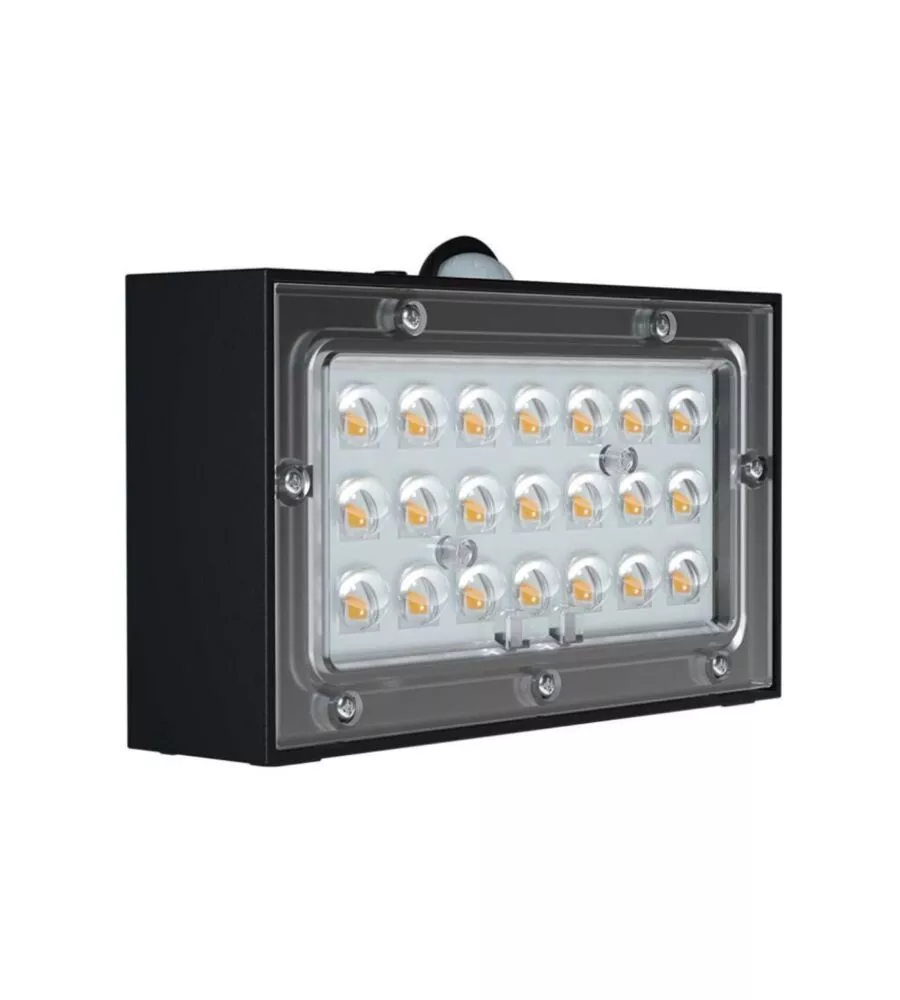 LAMPADA LED A MURO DA ESTERNO VTAC NERO 8000K