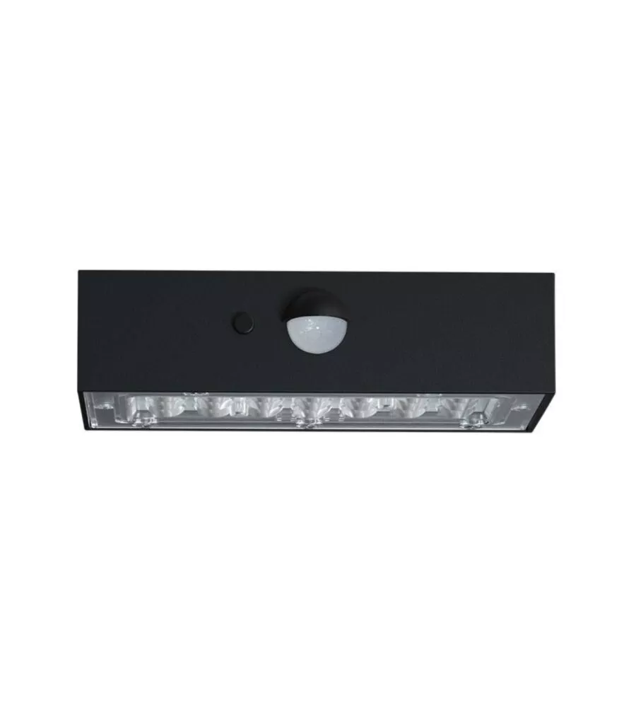 LAMPADA LED A MURO DA ESTERNO VTAC NERO 8000K
