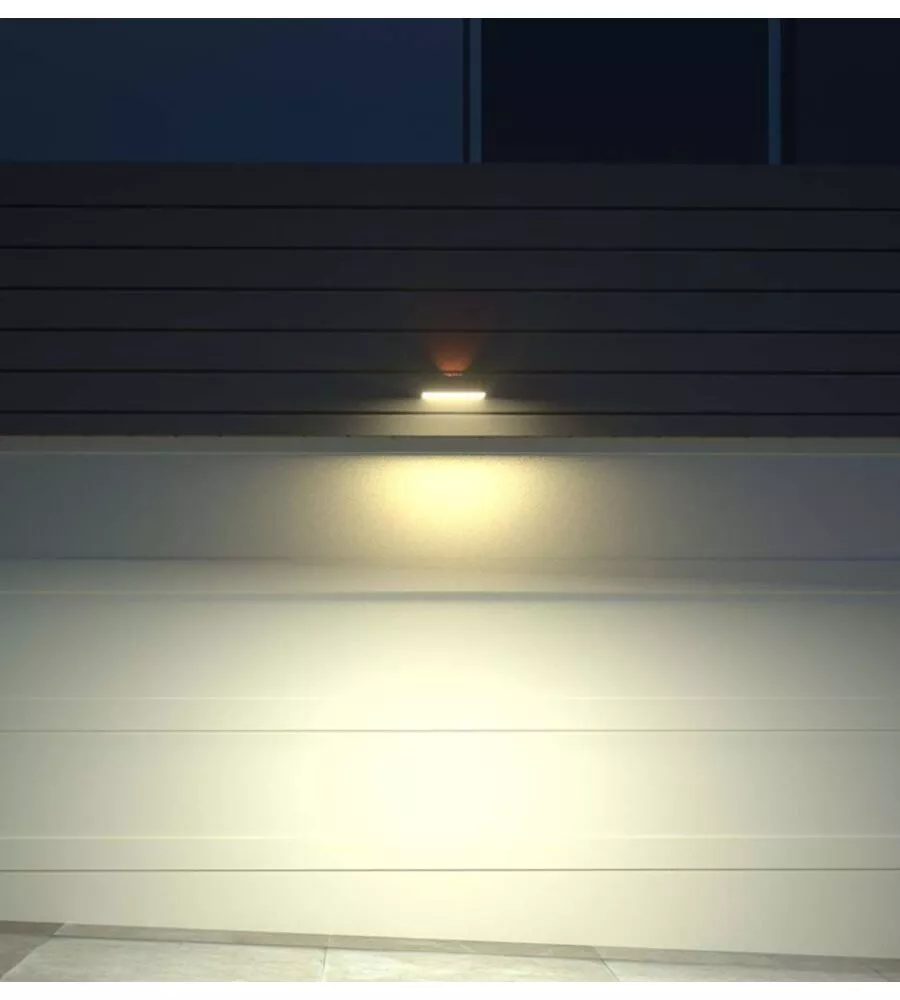 LAMPADA LED A MURO DA ESTERNO VTAC BIANCO 8000K