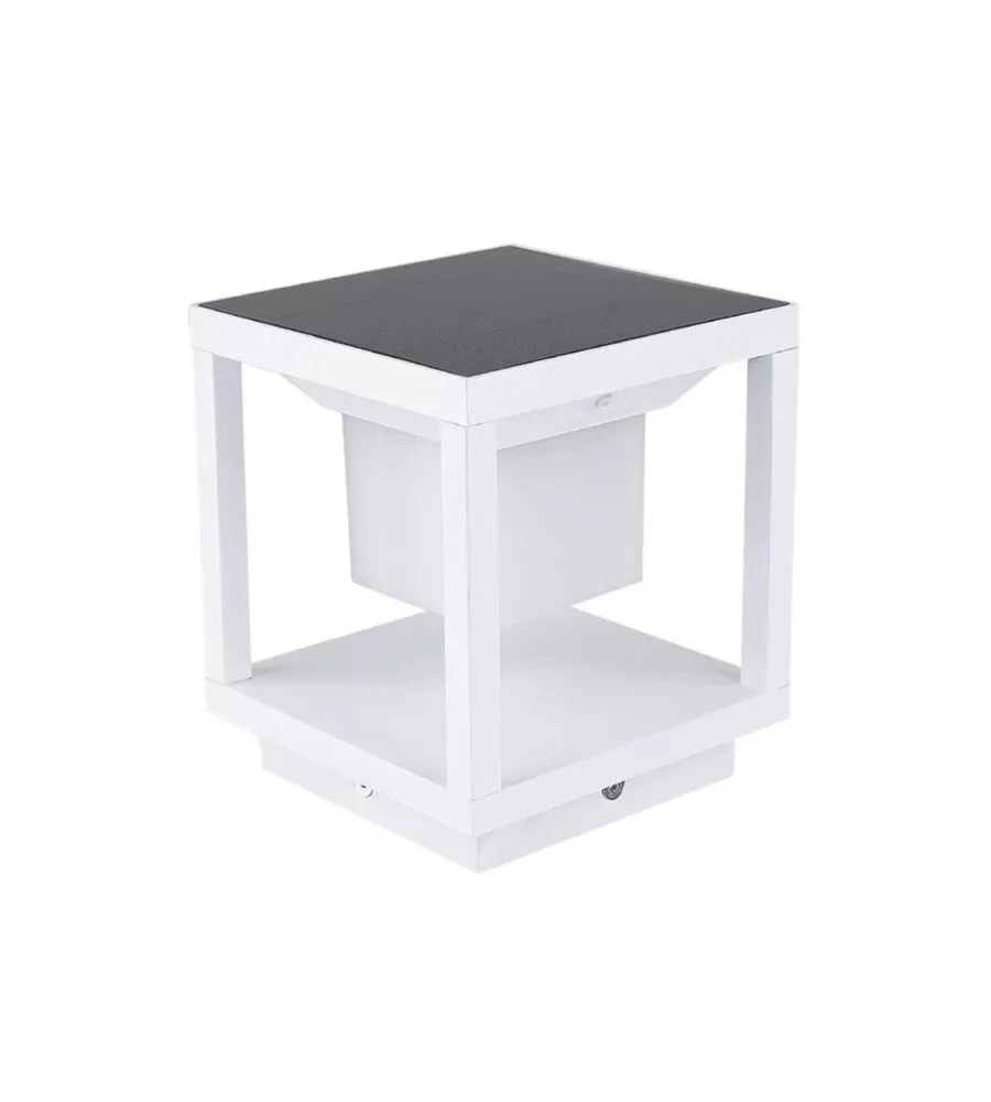 LAMPADA LED SOLARE DA TERRA DA ESTERNO VTAC BIANCO 3000K