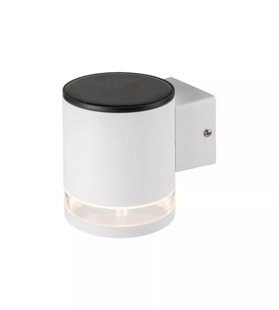 APPLIQUE LED DA ESTERNO VTAC BIANCO CILINDRICO 3000K