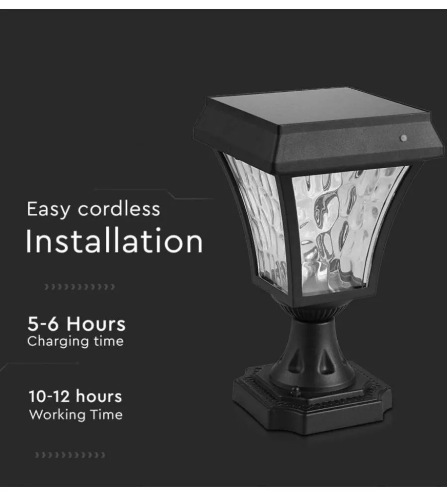 LAMPADA LED DA TAVOLO VTAC NERO 3000+4000+6000K