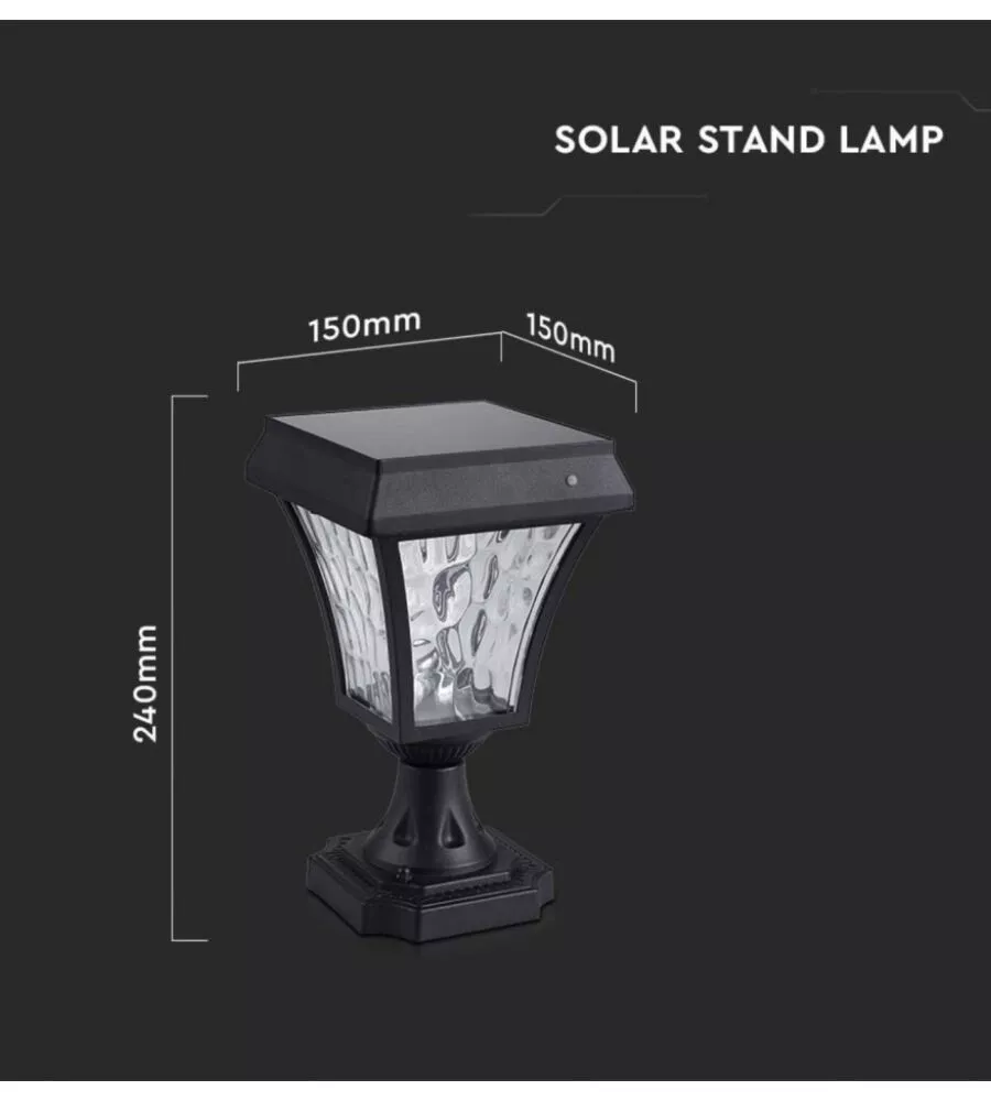 LAMPADA LED DA TAVOLO VTAC NERO 3000+4000+6000K