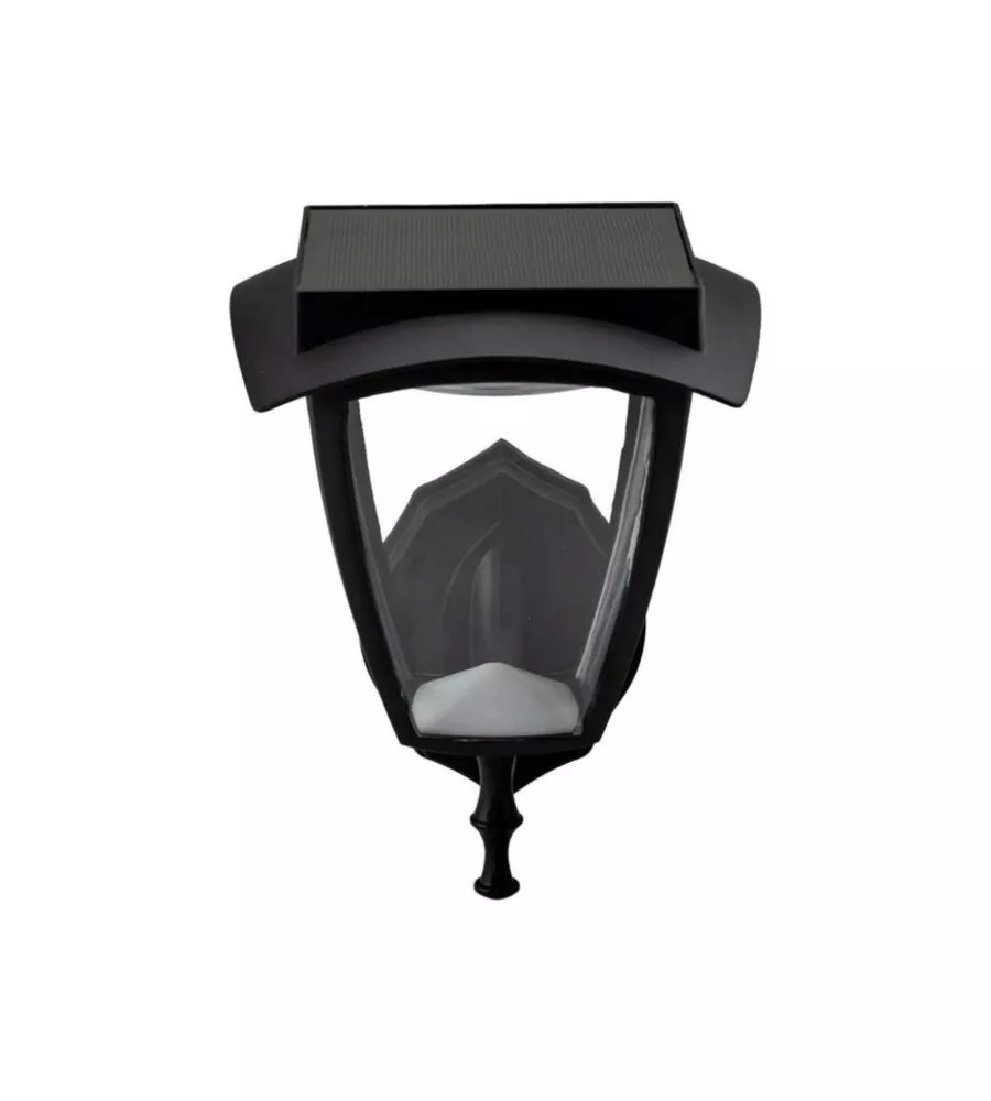 APPLIQUE LED SOLARE VTAC NERO 3000+6000K