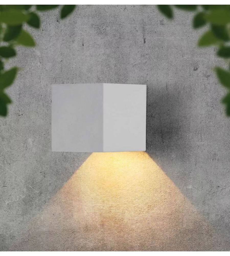 APPLIQUE LED SOLARE DA ESTERNO VTAC BIANCO 3000K
